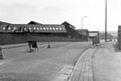 Hawke Street/Janson Street taken from Abyssinia Bridge looking towards Attercliffe Common with River Don Works left