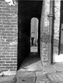 View through the passage (often called an entry) from next to The Guard's Rest public house looking from the yard to Fowler Street View through the passage (often called an entry) from next to The Guard's Rest public house looking from the yard to Fowler Street