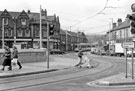 View: s25565 Holme Lane from Hillsborough Bridge showing (centre) Supertram 