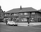 No. 109 Crampton and Moore, television sales and service and No. 111, Decor, DIY shop, High Street, Ecclesfield at the junction with Sycamore Road