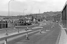 Hawke Street looking towards Brightside Lane and Upwell Street from Abysinnia Bridge with Alfred Road left and River Don Works right