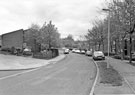 Hinde House Crescent looking towards the junction with Wensley Street
