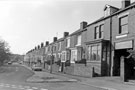 Nos. 221 Hornbuckle, Cyril, monumental mason; 219; 217 etc. Malton Street, Burngreave from the junction with Ellesmere Road