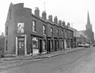 Nos. 46/48, S. Pepperdine, greengrocer; 44 - 34, Lyons Street, Burngreave from the junction with Edgar Street looking towards All Saints Church