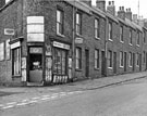 View: s25672 Nos. 70/68, D. Turner, newsagent and confectioner; 66; 64, etc., Lyons Street, Burngreave from the junction with Thorndon Road