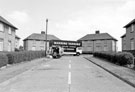Margetson Crescent, Parson Cross looking towards Nos. 87/89 left of removal van; 95/97 and 99/101 