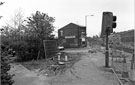 Supertram construction, Langsett Road from the junction with Bamforth Street showing No. 360