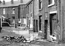 View: s25754 Rear of Nos. 56; 54 etc, Hill Street looking towards the rear of housing on John Street left