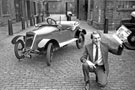 View: s25817 Stephen Myers, author of 'Cars from Sheffield' with Richardson car reg U9296 at Kelham Island Industrial Museum