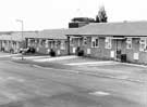 No. 29; 27  and 25 etc., (right to left), Pearce Road, Darnall with Davy Loewy, Prince of Wales Road in the background; the bungalow extreme right is No. 29 