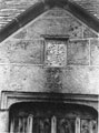 Carved detail over the porch, St. James C. of E. Church, Chapel Lane, Midhopestones Carved detail over the porch, St. James C. of E. Church, Chapel Lane, Midhopestones