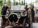 Lord Riverdale, (Robin A. Balfour, 2nd Baron Riverdale b.1901) opening of the  Don Valley Link with his 1910 V.C.C. Sheffield Simplex car Reg W which led a calvacade of classic cars 
