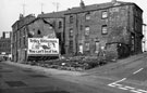 View: s25996 Carlisle Street at the junction with Spital Street looking towards the derelict Nos. 3; 1; Midland Hotel and Spital Hill showing the rear of property on Spital Hill 