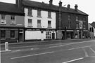 View: s26009 Nos. 1, Brown Cow public house; 3-5, Bhambra Top Fashions; 7, derelict Bridgehouses Post Office and derelict Nos. 9-13, Mowbray Street