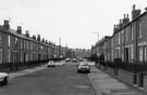 Nos. 24-42 right and Nos. 31-79 right, Dundas Road, Tinsley looking towards the junction with Raby Street with Lifford Street right