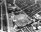 Aerial view of Bramall Lane football and cricket ground, 