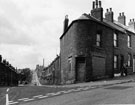 Earsham Street, Burngreave looking towards Sutherland Road Baths with Nos. 92, boarded up; 90 and 88, Lyons Street right