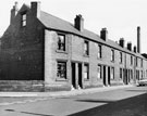Nos. 101; 103; 105 etc.,(left to right), Earsham Street, Burngreave from the junction with Ditchingham Street looking towards the chimney of Sutherland Road  Baths