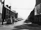 Nos. 6; 8 etc. (right) and 5-13, Driffield Street from Penistone Road looking towards the No. 1 Eden Street left and the River Don Nos. 6; 8 etc. (right) and 5-13, Driffield Street from Penistone Road looking towards the No. 1 Eden Street left and the River Don