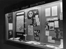 Remember Hiroshima and Nagasaki Exhibition, First Floor Landing Display Case, Central Library, Surrey Street