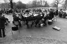 View: s26296 Salvation Army Brass Band playing at the Hillsborough Disaster Memorial Service in Hillsborough Park