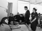 Prince of Wales visiting victims of the Hillsborough Disaster at the Royal Hallamshire Hospital