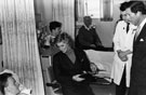 Prince and Princess of Wales visiting victims of the Hillsborough Disaster at the Northern General Hospital