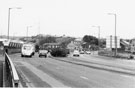 Penistone Road North looking towards Precinct 6 Drive Inn Restaurant; No. 72, Travellers Inn and towards Halifax Road Penistone Road North looking towards Precinct 6 Drive Inn Restaurant; No. 72, Travellers Inn and towards Halifax Road