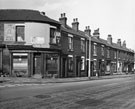 Nos. 189, former premises of Hanson's, fruiterers; 193; 191, etc, Petre Street at the junction with Lyons Street