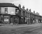 Nos. 189, former premises of Hanson's, fruiterers; 193; 191, etc, Petre Street at the junction with Lyons Street
