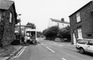 No. 461 (right), Pinfold Lane from the junction with Pitsmoor Road looking towards Nos. 5 and 7, Shirley Road right