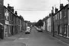 No. 69, Popple Fish and Chips; 71; 73 etc. (left), Popple Street looking towards Hinde House Lane No. 69, Popple Fish and Chips; 71; 73 etc. (left), Popple Street looking towards Hinde House Lane