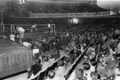 Between rounds, Herol Bomber Graham v defending champion Kenny Bristol during their Commonwealth Lightweight Championship Boxing Match at the City Hall Between rounds, Herol Bomber Graham v defending champion Kenny Bristol during their Commonwealth Lightweight Championship Boxing Match at the City Hall