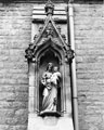 Statue of St. Joseph in a wall niche, St. Maries Roman Catholic Church, Norfolk Row 