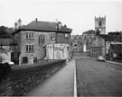 St. Mary's Lane looking towards St. Mary's Church, Church Lane, Ecclesfield with the rear of the Black Bull public house left St. Mary's Lane looking towards St. Mary's Church, Church Lane, Ecclesfield with the rear of the Black Bull public house left