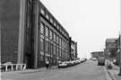Former Sheffield Corporation Printing Department Works, Scotland Street looking towards Methodist New Connexion Chapel (right)