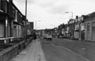 Nos. 617-627 (left), Staniforth Road looking towards the junctions with Jeffcock Road (left); Acres Hill Road and Wetherby Road (right