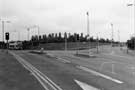 View: s26818 Staniforth Road at the junction of Woodbourn Road (right) with the floodlights of Woodbourn Road Athletics Stadium in the background