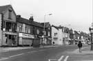 Lakin Fishing Tackle Shop, No. 640; 638 - 628 Staniforth Road from the junctions with Kirby Road (left) and Irving Street looking towards the junction with Studley Road (first left)
