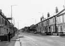 Nos. 445, Staniforth Road from the junction with Ribston Road (right) looking towards former Cravens Ltd., Railway Carriage and Wagon Works (right)