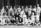 Class photograph, Tinsley County School, Plumpers Road, 1956/7