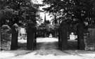 Entrance to Tinsley Park Cemetery, Barleywood Road
