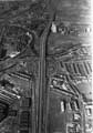 View: s26960 Aerial view of M1 Motorway, Tinsley Viaduct showing Tinsley Roundabout; Bawtry Road (right); River Don; Sheff and SYK Navigation; Blackburn Meadows Power Station and Hadfields Co. Ltd., East Hecla Works left