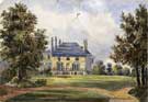 Watercolour by Edward Carpenter of H. Leonard's lawn, June 11th 1859