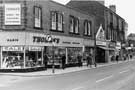 Nos. 14/12, M. J. Thomas and Co., 10, Memory Lane, stationers; 8, Graingers Wines Ltd., Middlewood Road looking towards Langsett Road