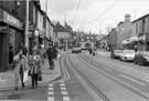 Middlewood Road looking towards No. 61, Coventry Building Society at the junction of Dykes Hall Road