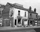 Derelict Nos. 89/91, All Nations Tabernacle of the Church of God of Prophecy; 93 and 95, Stanley Burrough, upholsterer, Gower Street