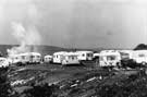Temporary Gypsy and Travellers camp site at High Hazels off Tinsley Park Golf Course 