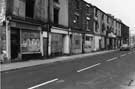 Derelict Nos. 95; 97; 99 Winters Bakeries (S. Winter); 101 etc., Meadow Street looking towards Netherthorpe Street