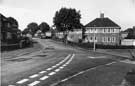 Sycamore House Road at the junction of Woolley Wood Road looking towards the junction of Keppel Road 